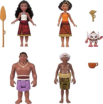 Amazon.com: Mattel Disney Moana 2 Toys, Moana's Canoe Crew